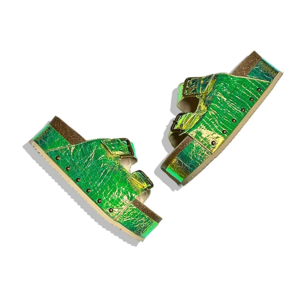 Free People x Intentionally Blank Rule Breaker Flatform Sandals